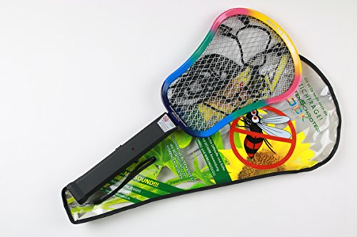 Rock Insekten Schröter mit Sound Elektrische Fliegenklatsche 7904 mit Soft-Touch-Griff und Kordel - 4