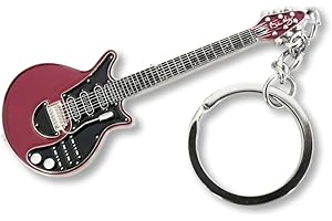 Gifticuffs Brian May (Queen) Red Special replica guitar keyring