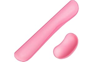 YingStar Alfombrilla de Ratón con Reposamuñeca Ergonómica Almohadilla Teclado Apoyo de Muñeca Antideslizante Cojín de Muñeca con Espuma Memoria Base Goma Mouse Pad para Oficina Trabajadores Jugadores