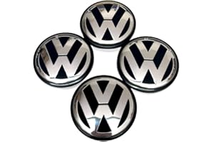 VOLKSWAGEN 3b7601171 Lot de 4 cache-moyeux d’origine pour jantes aluminium FA2311