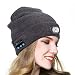 Produktbild Bluetooth Beanie Music Hat mit LED-Licht Windproof und Snowproof Headset Musik Kopfbedeckungen Cap mit Wireless Stereo Kopfhörer Headset Kopfhörer Lautsprecher für den Winter Outdoor-Sport Laufen, Ski