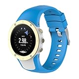 Baodanjiayou Ersatzarmband für Suunto Spartan Trainer, HR-Band, Silikon