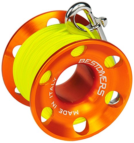 Best Divers ML0087, Mulinello Subacqueo, Arancio, 30 metri
