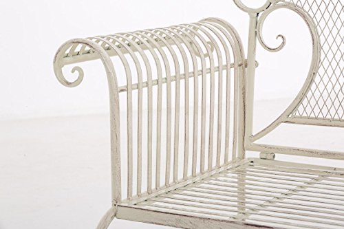 CLP Gartenbank RIKE aus lackiertem Eisen - Menu