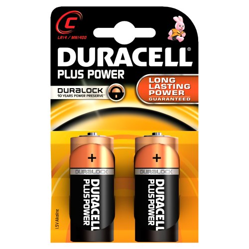Preisvergleich Produktbild Duracell 3140-MN1400 - Englische STA, 2 Stück, schwarz