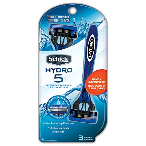 Schick Hydro 5 Disposable Razor, 3 Count
