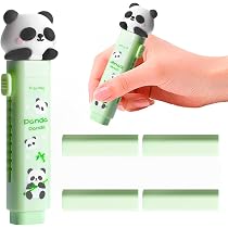 6 Panda-Gelschreiber Mit 0,5 Mm Mine – Niedliche Kugelschreiber Für Schule & Büro