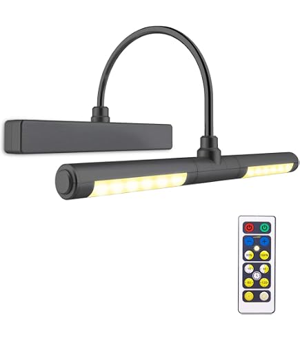 Laliled Lampada Da Parete A LED Ricaricabile Magnetica Con Telecomando - 16 Colori E 4 Modalità Dinamiche, Testa Rotante A 360°, Controllo Touch, Timer, Installazione Senza Fili Con Adesivo 3M - 4