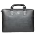 Produktbild Steiners® Schwarze Ledertasche "Berlin" mit weißer Naht für das Apple MacBook / MacBook Pro / MacBook Air 15" Zoll