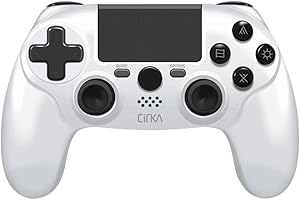 Hyperkin Cirka NuForce Wireless Game Controller for PS4 (White)