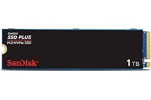 ‎SANDISK SanDisk SSD PLUS M.2 NVMe SSD 1 TB (M.2 2280, PCIe Gen 3.0, einfache Installation, Western Digital Dashboard, 3 Jahre Garantie)