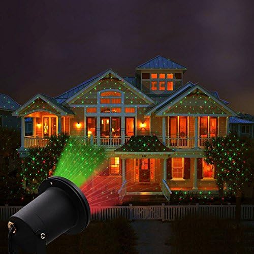 Solar LED Light Projector Christmas Decorations Light Indoor Outdoor Waterproof Landscape Light for Theme Party for Christmas, Wedding Party, Valentine's Day, Mother's Day ,Birthday Holiday Landscape