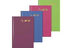 Baier & Schneider – Agenda telefónica, – Carpeta libreta de direcciones, 1150 Números, Cubierta de en-14183 en B