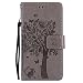 Produktbild Nancen Tasche Hülle für Huawei Ascend P7 (5 Zoll) Flip Schutzhülle Zubehör Lederhülle mit Silikon Back Cover PU Leder Handytasche im Bookstyle Stand Funktion Kartenfächer Magnet Etui Schale