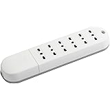BTICINO Ciabatta Multipresa Elettrica Slim 6 Posti Bipasso 10/16A, Multipresa Senza Cavo, Prese Elettriche Bivalenti compatib