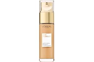 L'Oréal Paris Age Perfect Feuchtigkeitsspendendes Make-up in Nr. 230 vanille doree, für reife Haut und einen strahlenden Teint, mit LSF 17, 30 ml