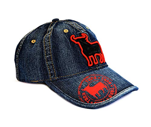 FASE Gorra Osborne Vaquero Toro Rojo Y Negro