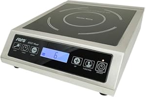 Saro 360-1020 - Fornello a induzione Natascha, 3500 W, 10 impostazioni di calore / Timer: 5 - 180 min