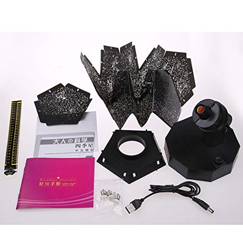 Preisvergleich Produktbild Swiftswan Sternenhimmel Projektor Licht Kosmos Vier Jahreszeiten Sternbild Sterne Projektionslampe Romantische Nachtlampe