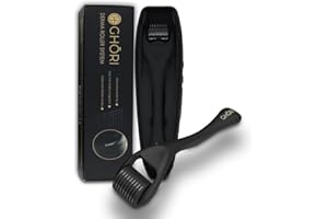Ghori Derma Roller 1 MM | With 540 Titanium Microneedles | Premium Microneedle for Men & Women | Scalp, Face, & Body Roller | Hair Regrowth Treatment | Safe & Effective to Use