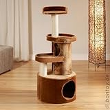 Katzenkratzbaum KIRA braun 108 cm