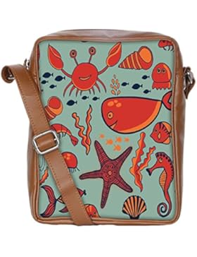 Snoogg , Damen Umhängetasche mehrfarbig multi