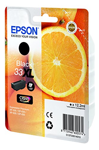 Epson Original T3351 Orange, Claria Premium Tinte, Text- und Hochglanzfotodruck XL (Singlepack) schwarz - 2