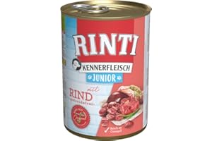 GENERISCH RINTI-Kennerfleisch Hundefutter 400g | alle Sorten u. freie Mengenwahl | Nassfutter | getreidefrei (Junior Rind)