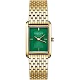 Rosefield Heirloom Emerald Green with Emerald Green Dial and 23.5 x 30.6 mm Gold Case HEGSG-H05 Stainless Steel, Gold & Emerald Green