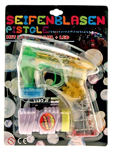 Pistola de pompas de jabón con luz LED, de Krüger & Gregoriades, Modelo 544930 