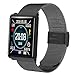 Produktbild Watch Fitness-Tracker und Herzfrequenz-Monitor - voller Touchscreen wasserdichtes Social Fitness Mobile Positioning Kompatibel mit Android, IOS Smart Bracelet Watch (Farbe : D)