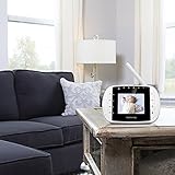 Motorola MBP 33S – Video Babyphone mit 2.8 Zoll Farbdisplay und bis zu 300 Meter Reichweite, weiß - 2