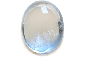 EUSICE - Cristal de Roche Pierre Naturelle de Madagascar, Galet Purification, 100% artisanal & fait-main, Cristal de Roche Haute Qualité Ethique pour Lithothérapie, Bien-être, Méditation et Yoga