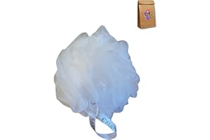 GENERIC Champneys-London Shower Puff, Body Polisher, White