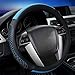 Produktbild YAYUE Universal Mikrofaser Leder Lenkradbezug Lenkradhülle Leder Lenkradschoner Anti Rutsch Lenkradabdeckung Auto , blue
