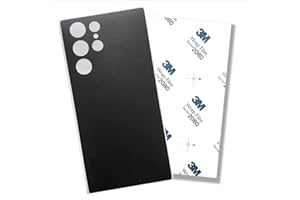 TF Skins Compatible con Samsung Galaxy S22 Ultra Skin Protector de pantalla para la parte trasera en aspecto elegante, protección contra arañazos (negro mate)