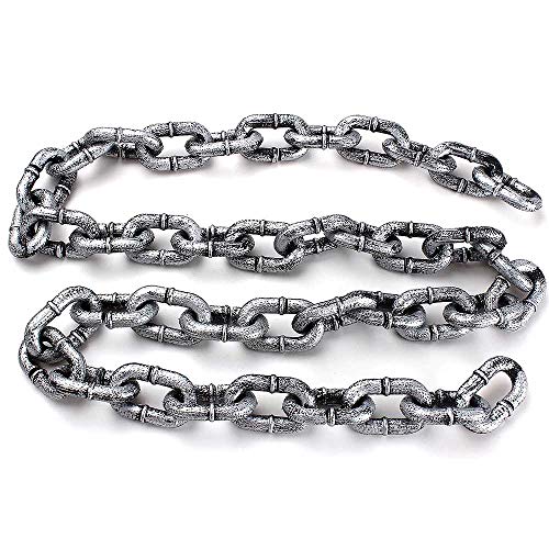 Doolland 2 piezas de plástico grilletes de muñeca prisiones...