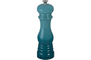 Le Creuset Molinillo de Pimienta, Plástico ABS, 6.2 x 6.2 x 20.8 cm, Mecanismo de Cerámica, Caribe, 96001900490000