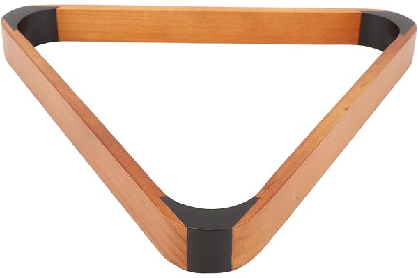 57.2mm Svart Tall trä Biljard Boll Triangel Rack för Engelska Fancy Dekorativ Bordsskiva Triangel Rack Kompatibel med Husbar Spelrum