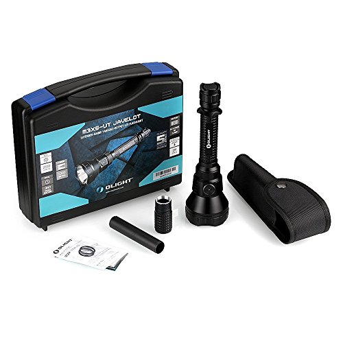 Olight® M3XS-UT Javelot linterna con 1200 lúmenes Cree XP-L LED linterna táctica , negro - caja de embalaje