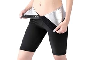 Tomwell Damen Gewichtsverlust Hosen Sauna Hosen,Abnehmen Hosen Hot Thermo Neopren Sweat,Sport Damen Leggings,Schwitzhose für Frauen Fettverbrennung
