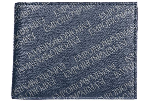 Preisvergleich Produktbild Emporio Armani Herren Geldbörse Portemonnaie Bifold Geldbeutel blu
