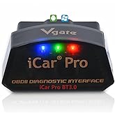Vgate iCar Pro Bluetooth 3.0 OBD2 Kod Okuyucu OBDII Tarayıcı Tarama Aracı Araba Arıza Kontrol&uuml; Motor Işığı Tork Android i&ccedil;in 