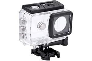 VBESTLIFE V BESTLIFE Caja de la Carcasa de la cámara de acción, Cubierta Protectora de la Carcasa de la Carcasa Impermeable bajo el Agua para SJAM SJ5000 / SJ5000 WiFi / SJ5000 Plus