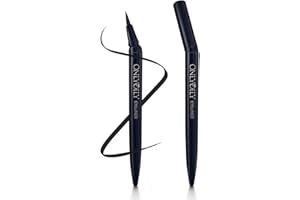 Onlyoily Delineador de ojos a prueba de agua, líquido negro, resistente al agua, antiincrustante, de larga duración