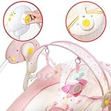 Elektrische Babyschaukel Automatische Baby Wiege Wippe Little World Dreamday rosa - 2