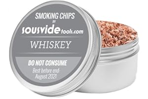 SousVideTools | [SVT-CHIPSWHI] Whiskey Oak Wood Flavour Chips For Smoking Gun, 250 ml