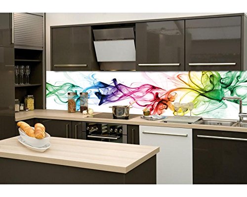 Küchenrückwand Folie selbstklebend - Rauch 260 x 60 cm