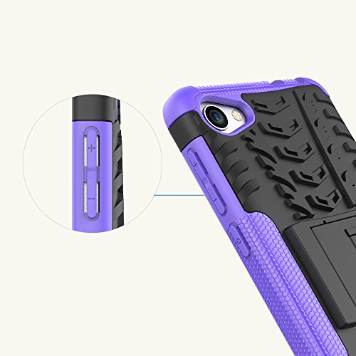 Per Alcatel A5 LED Smartphone Cover,OFUÂ® Telefono stent guscio di silicone morbido resistenza goccia,Per Alcatel A5 LED coperchio di protezione profilo del pneumatico 360 gradi armatura resistenza alla caduta(rosso)