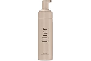 Filter by Molly-Mae Tanning Mousse | Medium Shade | Fast Drying Self Tan Mousse, for a Sunkissed, Golden Glow | Streak Free Fake Tan | Moisturising Foam | Fast Developing | 200ml